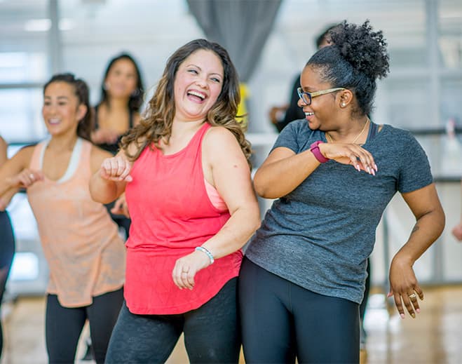 women dancing